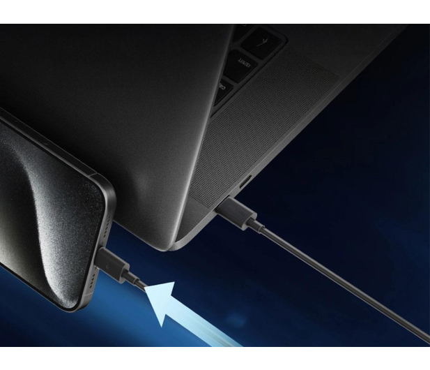 Cuktech Kabel CKCTC615NCBK USB-C 6A 240W 1,5m - czarny - 1487978 - zdjęcie 4